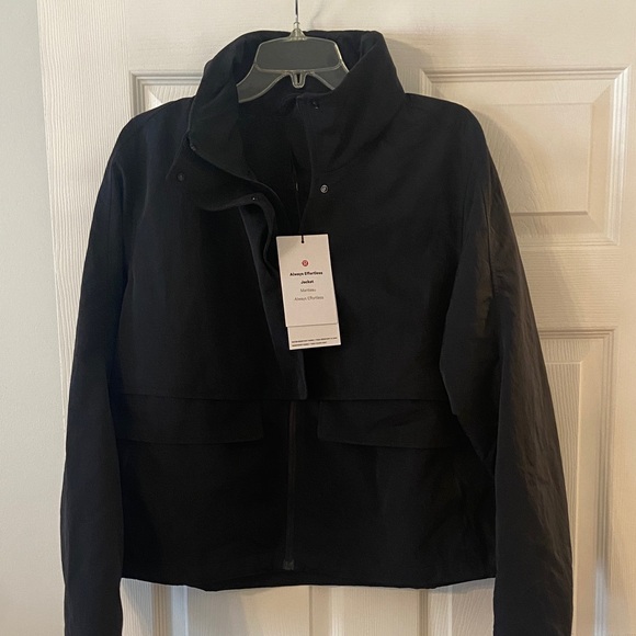lululemon athletica Jackets & Blazers - Lululemon Always Effortless Jacket size 10 brand new with tag black length 22”